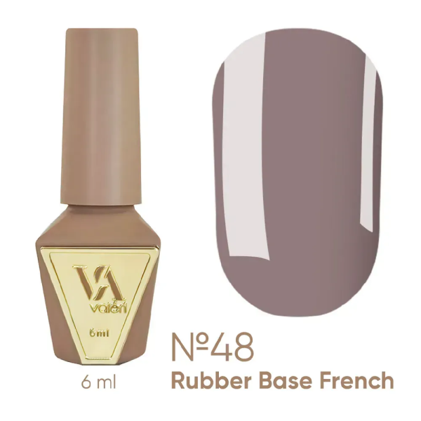 База камуфлирующая Valeri Rubber Base French New №048, какао, 6 мл