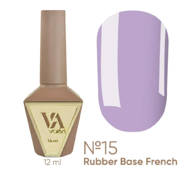 База камуфлююча Valeri Rubber Base French New №015, лавандова, 12 мл