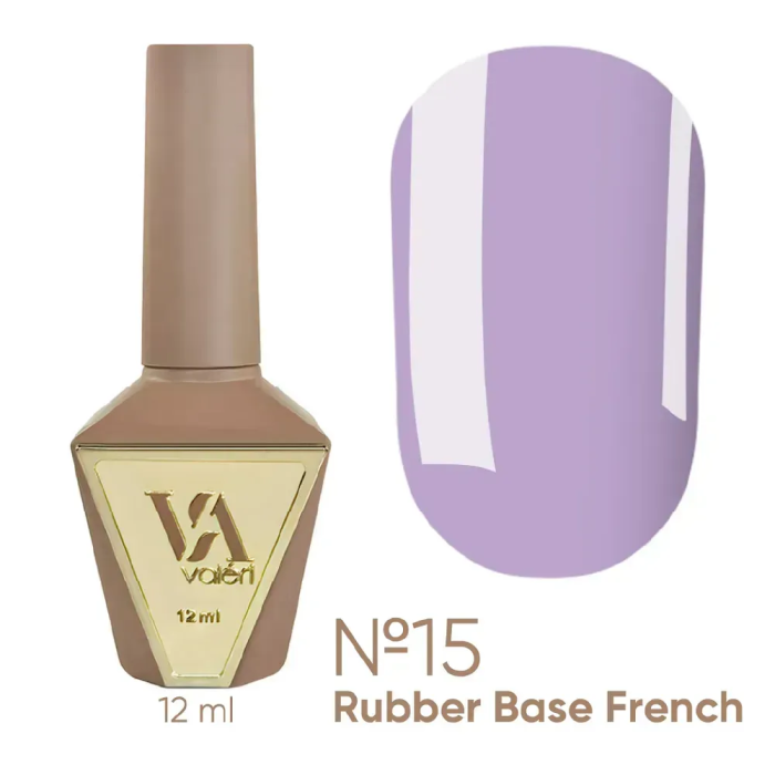 База камуфлирующая Valeri Rubber Base French New №015, лавандовая, 12 мл