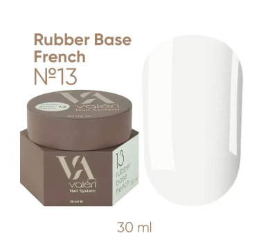 База камуфлююча Valeri Rubber Base French New №013, молочна, 30 мл