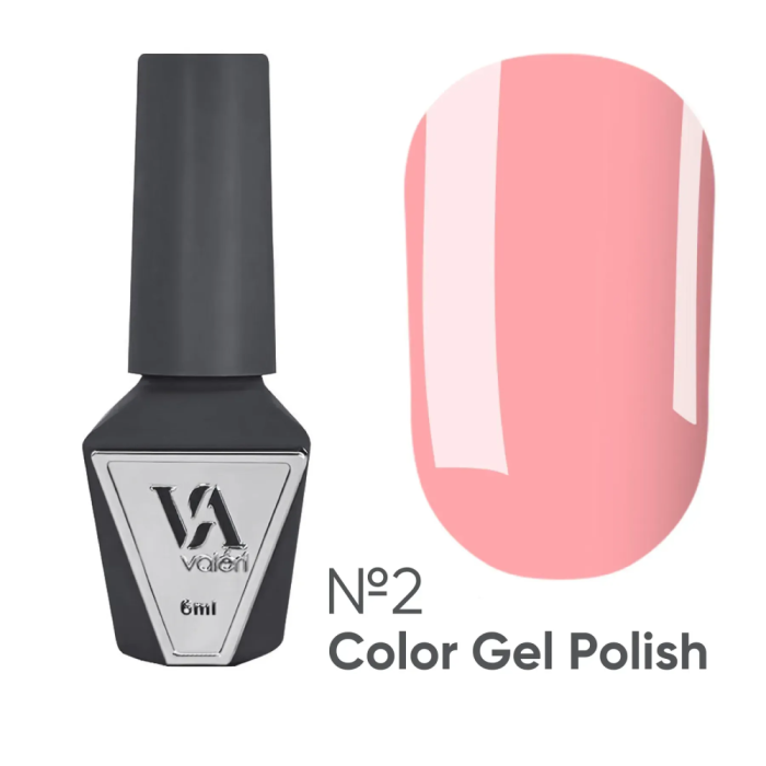 Гель-лак Valeri Color New №002, лососево-розовый, 6 мл
