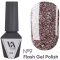 Гель-лак світловідбивний Valeri Gel Polish Flash New №09, коричневий, 6 мл