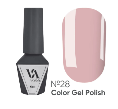 Гель-лак Valeri Color New №028, пиляна троянда, 6 мл