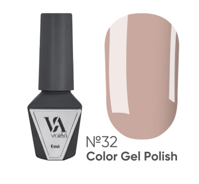 Гель-лак Valeri Color New №032, бежевий, 6 мл