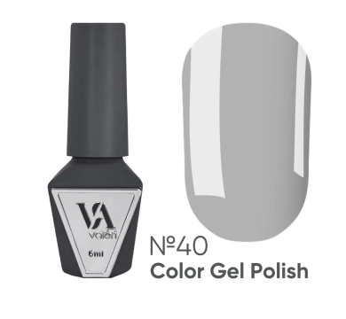 Гель-лак Valeri Color New №040, сірий, 6 мл