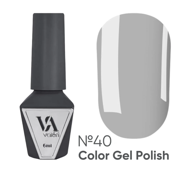 Гель-лак Valeri Color New №040, сірий, 6 мл