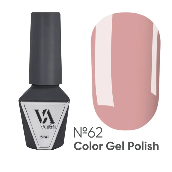 Гель-лак Valeri Color New №062, розово-кофейный, 6 мл
