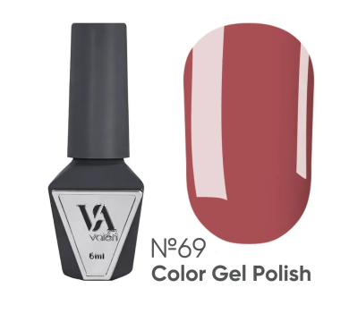 Гель-лак Valeri Color New №069, терракотовый, 6 мл