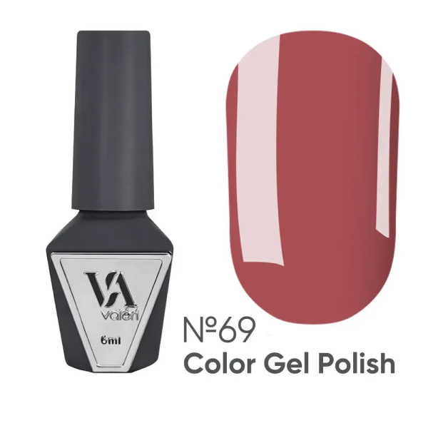 Гель-лак Valeri Color New №069, терракотовый, 6 мл