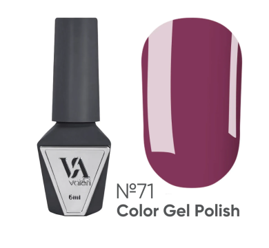 Гель-лак Valeri Color New №071, сливово-розовый, 6 мл