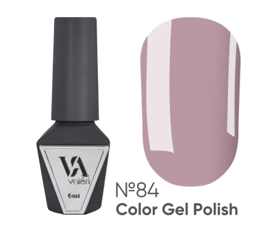 Гель-лак Valeri Color New №084, пудрово розовый, 6 мл