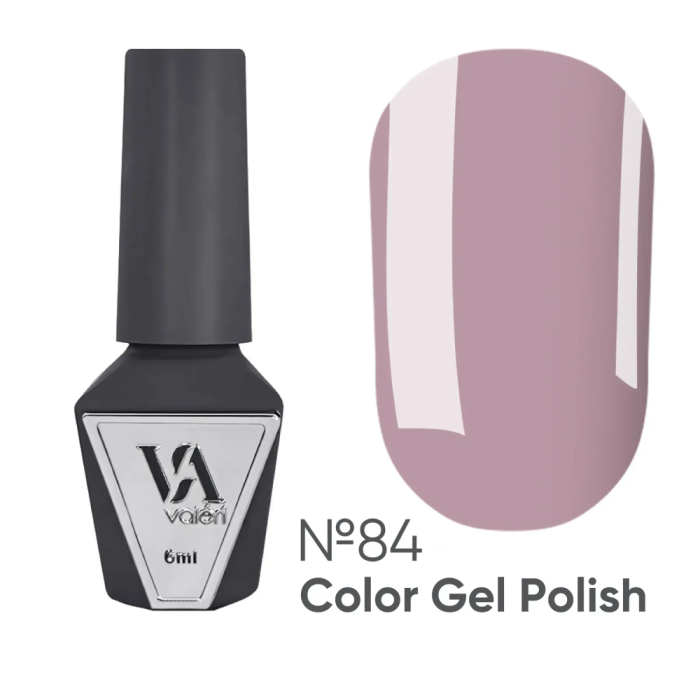 Гель-лак Valeri Color New №084, пудрово рожевий, 6 мл
