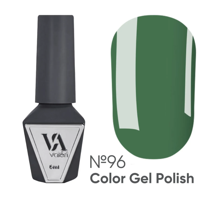 Гель-лак Valeri Color New №096, темно-зелений, 6 мл