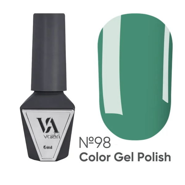 Гель-лак Valeri Color New №098, зелений, 6 мл
