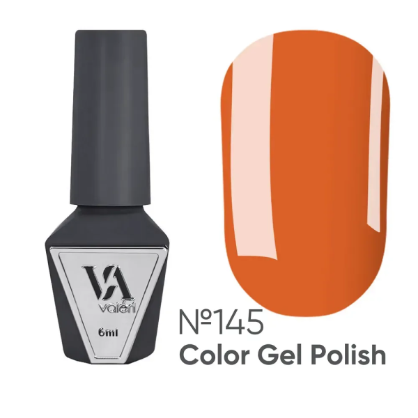 Гель-лак Valeri Color New №145, помаранчевий, 6 мл