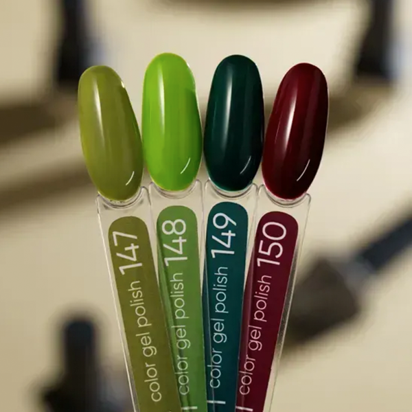 Гель-лак Valeri Color New №147, оливково-зелёный, 6 мл