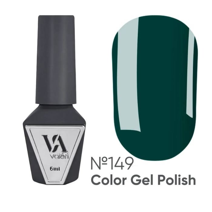 Гель-лак Valeri Color New №149, изумрудный, 6 мл