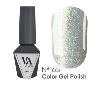 Гель-лак Valeri Color New №165, прозорий з відтінком перлинного шиммера, 6 мл