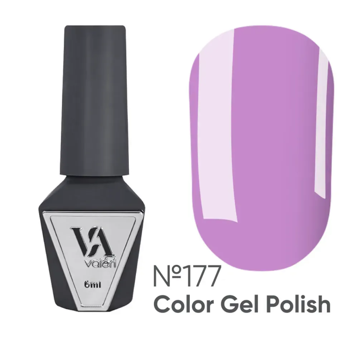 Гель-лак Valeri Color New №177, бузковий, 6 мл