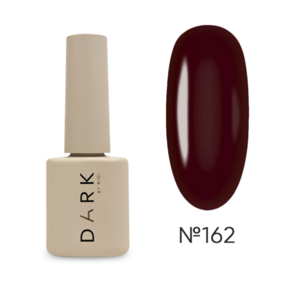 Гель-лак DARK Gel Polish №162, бордовий, 6 мл