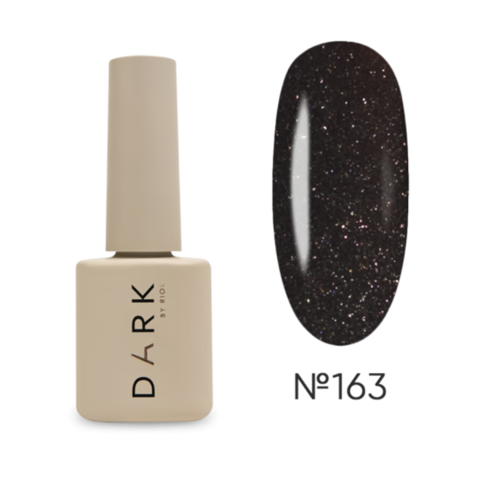 Гель-лак DARK Gel Polish №163, красно-коричневый с шиммером, 6 мл