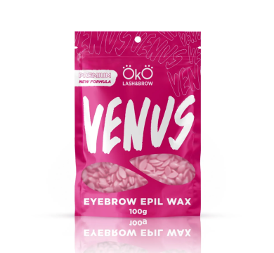 Воск для депиляции Oko Eyebrow Epil Wax Venus, розовый, 100 г