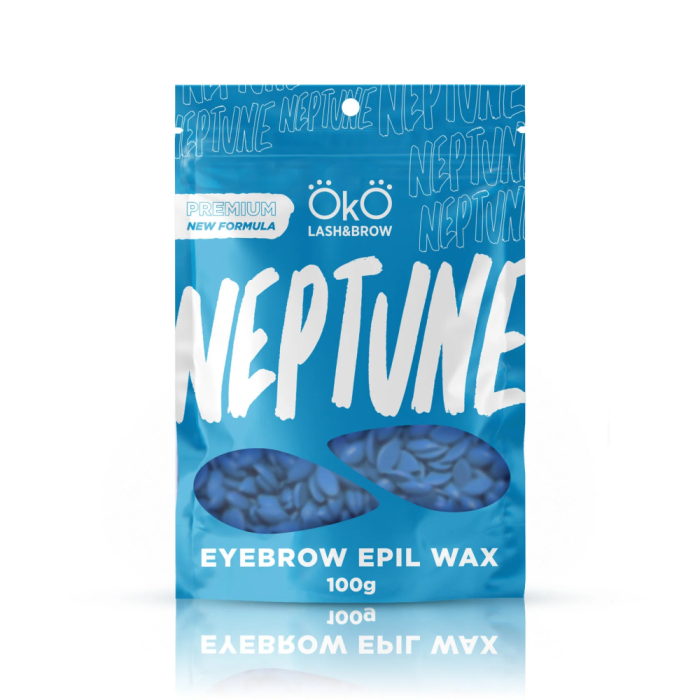 Воск для депиляции лица Oko Eyebrow Epil Wax Neptune, голубой, 100 г