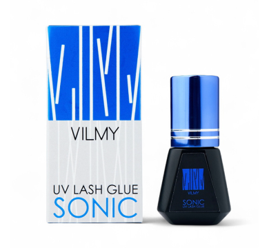 Клей для ресниц VILMY UV-клей "Sonic" скорость сцепления 0,5-1 сек., синий, 5 мл