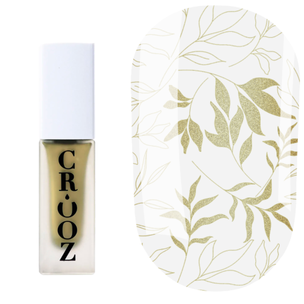 Лак для стемпінгу Crooz Stamping Nail Polish №30, золотий металік, 6 мл