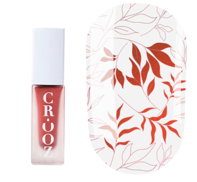 Лак для стемпинга Crooz Stamping Nail Polish №34, красный металик, 6 мл