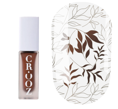 Лак для стемпінгу Crooz Stamping Nail Polish №36, коричневий металік, 6 мл