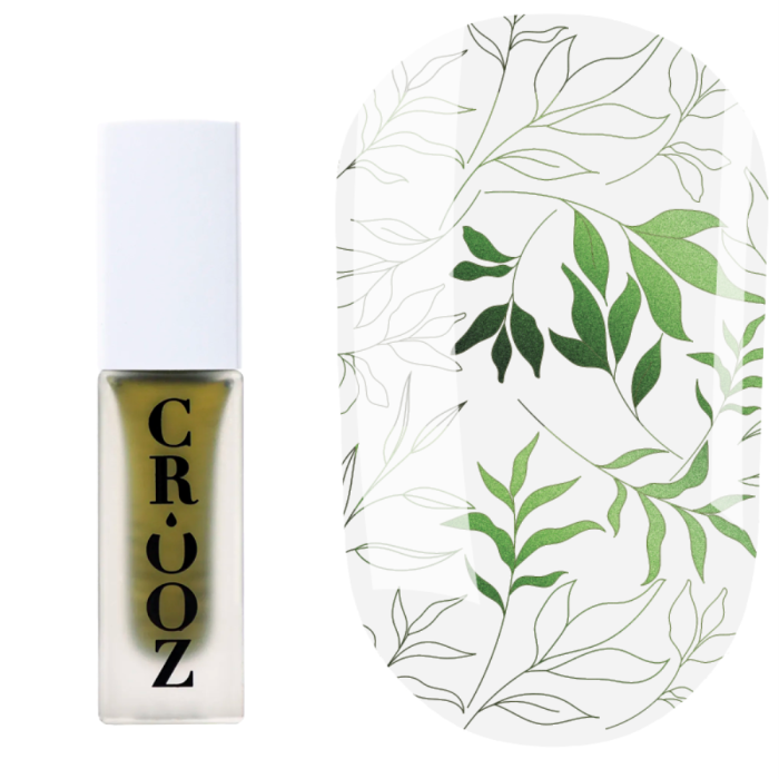 Лак для стемпінгу Crooz Stamping Nail Polish №39, зелений металік, 6 мл