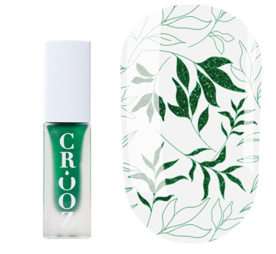 Лак для стемпінгу Crooz Stamping Nail Polish №41, зелений металік, 6 мл