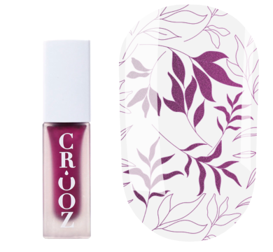 Лак для стемпинга Crooz Stamping Nail Polish №42, малиновый металик, 6 мл