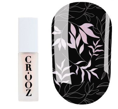 Лак для стемпинга Crooz Stamping Nail Polish №45, лиловый перламутр, 6 мл