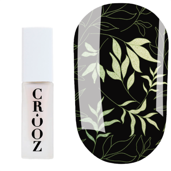 Лак для стемпінгу Crooz Stamping Nail Polish №47, перламутр салатовий, 6 мл
