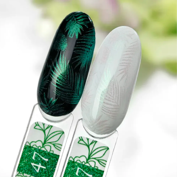 Лак для стемпінгу Crooz Stamping Nail Polish №47, перламутр салатовий, 6 мл