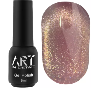 Гель-лак кошачий глаз ART Charm Cat Eye №CC003, розовый, 6 мл