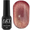 Гель-лак котяче око ART Charm Cat Eye №CC004, глибоке рожеве, 6 мл