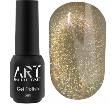 Гель-лак котяче око ART Charm Cat Eye №CC006, бежевий, 6 мл