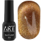 Гель-лак котяче око ART Charm Cat Eye №CC009, горіховий, 6 мл
