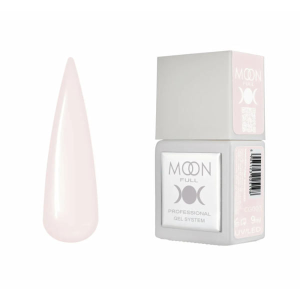 Гель-лак Moon Full Gel Polish Color №CG003, молочно-рожевий, 9 мл
