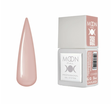 Гель-лак Moon Full Gel Polish Color №CG005, рожево-бежевий, 9 мл