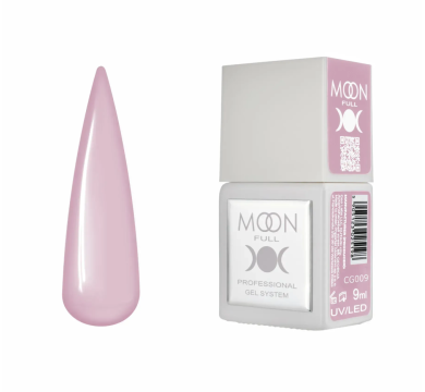 Гель-лак Moon Full Gel Polish Color №CG009, темно-розовый, 9 мл