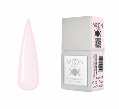 Гель-лак Moon Full Gel Polish Color №CG011, ніжно-рожевий, 9 мл