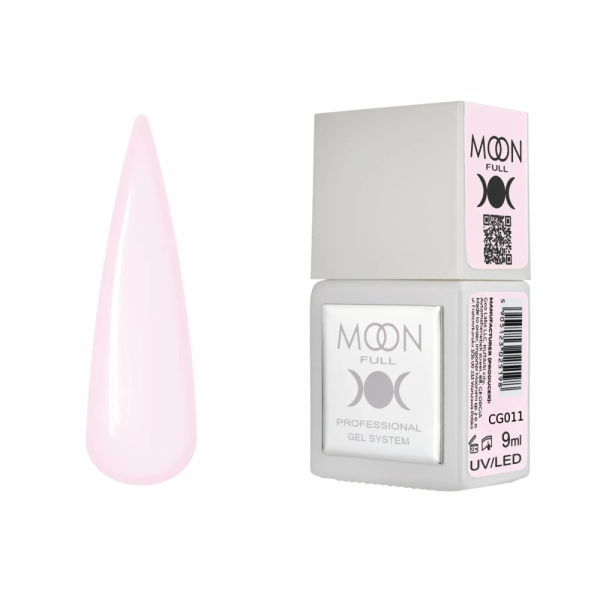 Гель-лак Moon Full Gel Polish Color №CG011, ніжно-рожевий, 9 мл