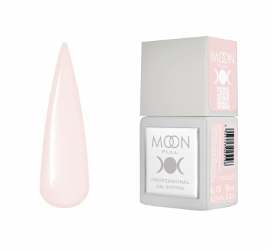 Гель-лак Moon Full Gel Polish Color №CG012, нюдово-рожевий, 9 мл
