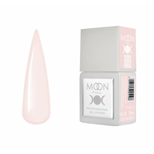 Гель-лак Moon Full Gel Polish Color №CG012, нюдово-рожевий, 9 мл