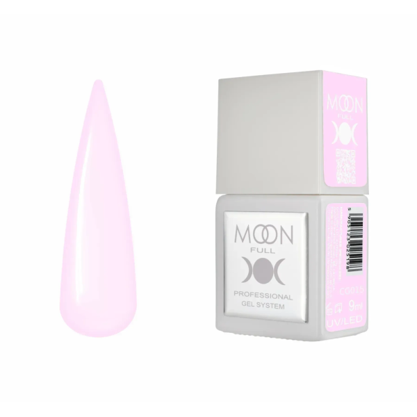 Гель-лак Moon Full Gel Polish Color №CG015, цукерково-рожевий, 9 мл