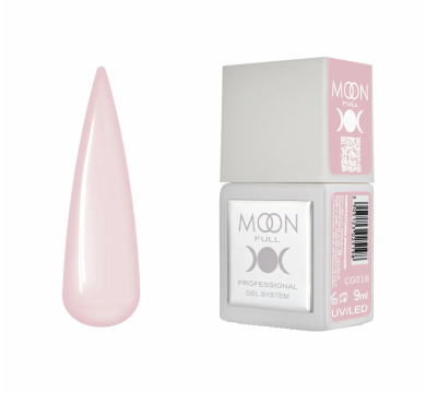 Гель-лак Moon Full Gel Polish Color №CG016, рожевий, 9 мл